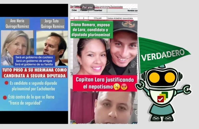 Esposa de Lara y hermana de Quiroga asumirán como diputadas en la gestión 2025-2030